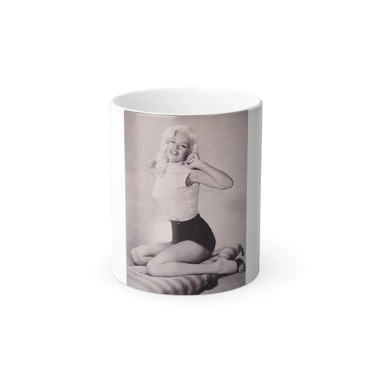 Jayne Mansfield #226 (Vintage Female Icon) Color Changing Coffee Mug 11oz - Go Mug Yourself