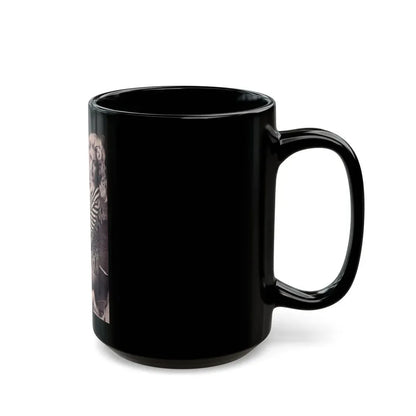 Jayne Mansfield #227 (Vintage Female Icon) Black Coffee Mug - Go Mug Yourself