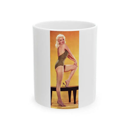 Jayne Mansfield #230 (Vintage Female Icon) White Coffee Mug 11oz - Go Mug Yourself