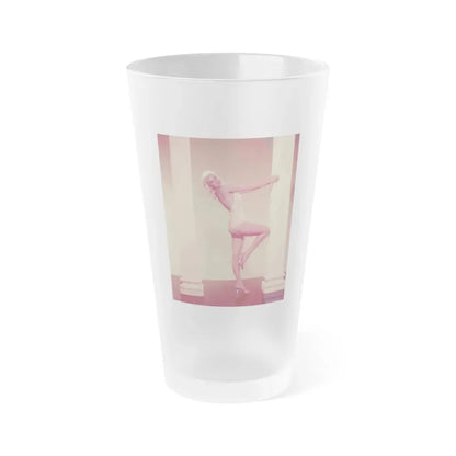 Jayne Mansfield #232 (Vintage Female Icon) Frosted Pint Glass 16oz 16oz Frosted - Go Mug Yourself