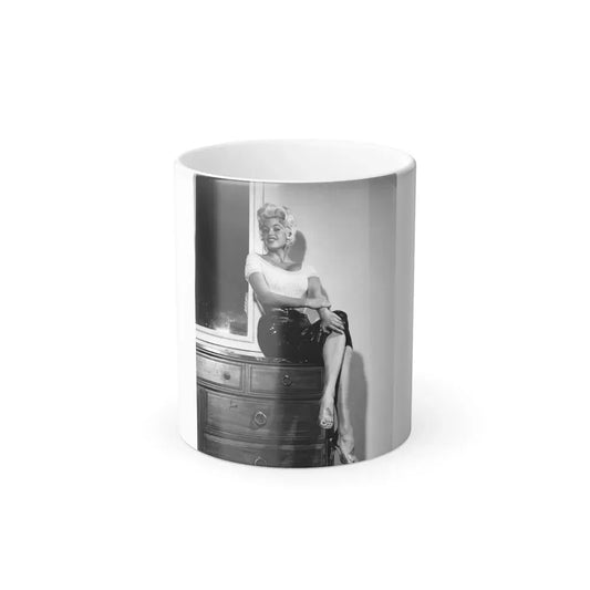 Jayne Mansfield #233 (Vintage Female Icon) Color Changing Coffee Mug 11oz - Go Mug Yourself