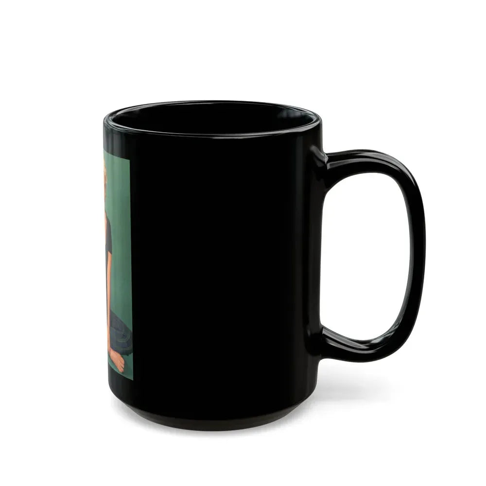 Jayne Mansfield #234 (Vintage Female Icon) Black Coffee Mug - Go Mug Yourself