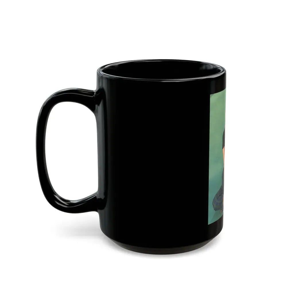 Jayne Mansfield #234 (Vintage Female Icon) Black Coffee Mug - Go Mug Yourself