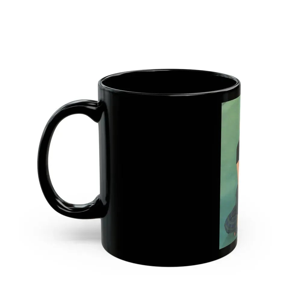 Jayne Mansfield #234 (Vintage Female Icon) Black Coffee Mug - Go Mug Yourself