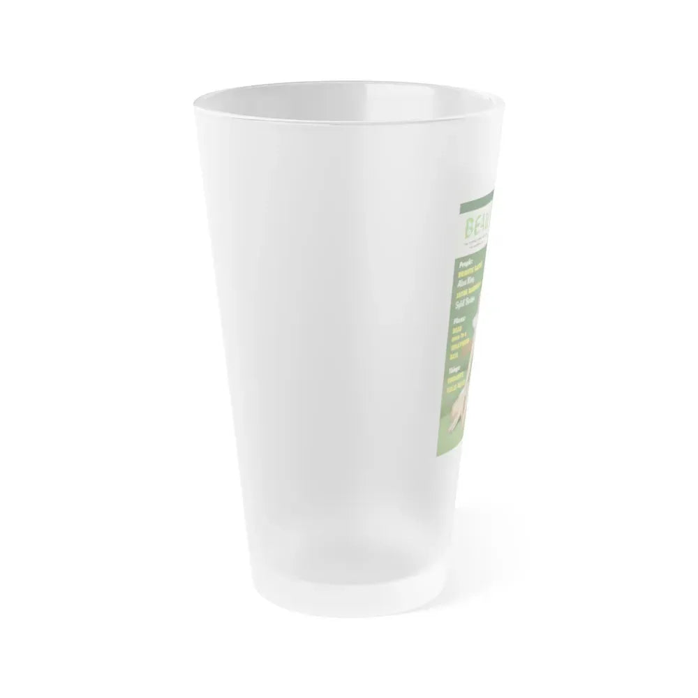 Jayne Mansfield #237 - Mag. Cover (Vintage Female Icon) Frosted Pint Glass 16oz - Go Mug Yourself