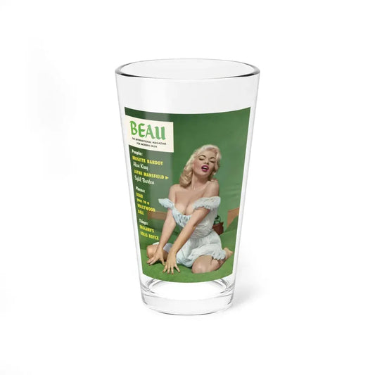 Jayne Mansfield #237 - Mag. Cover (Vintage Female Icon) Pint Glass 16oz 16oz - Go Mug Yourself