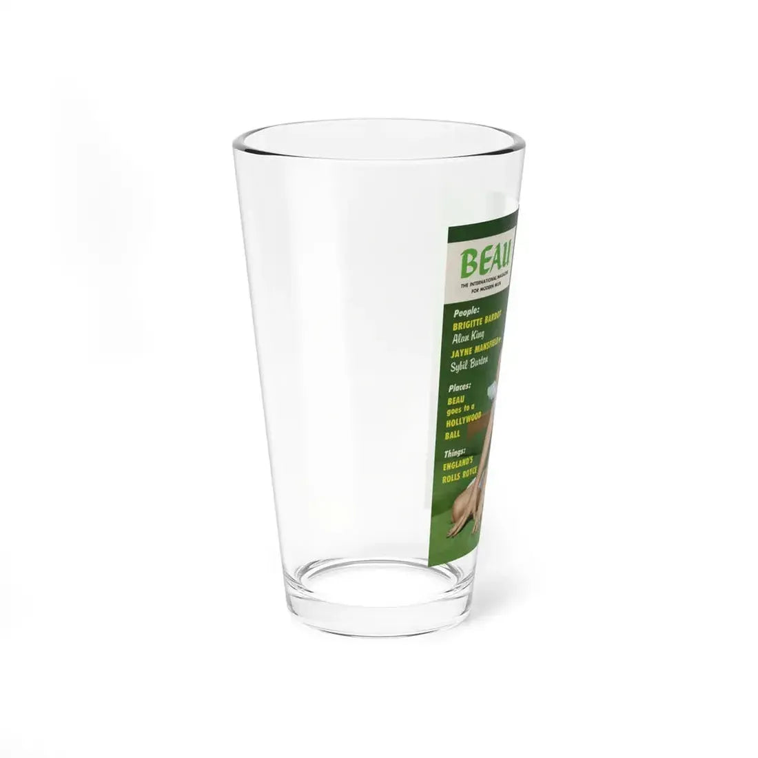 Jayne Mansfield #237 - Mag. Cover (Vintage Female Icon) Pint Glass 16oz - Go Mug Yourself