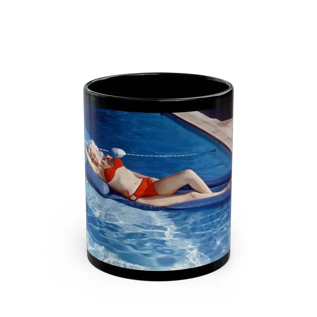 Jayne Mansfield #238 (Vintage Female Icon) Black Coffee Mug 11oz - Go Mug Yourself