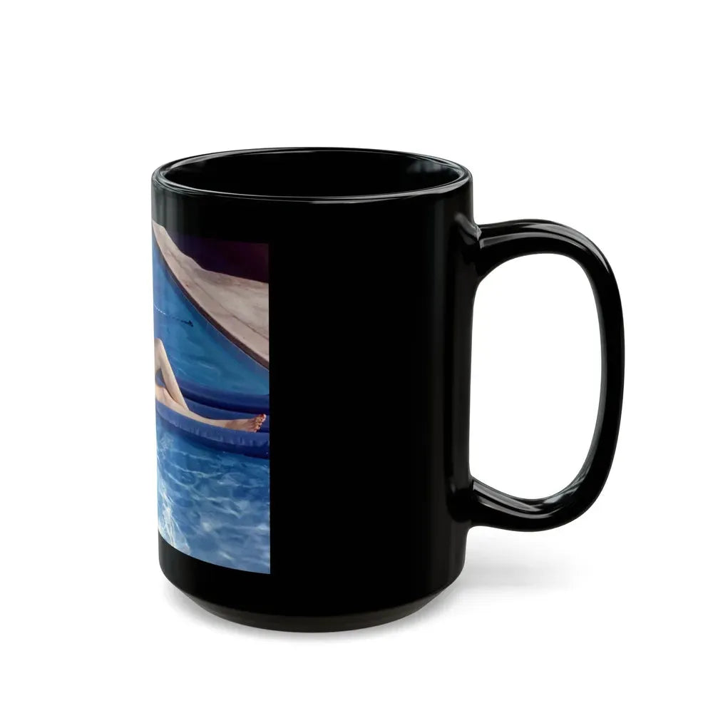 Jayne Mansfield #238 (Vintage Female Icon) Black Coffee Mug - Go Mug Yourself