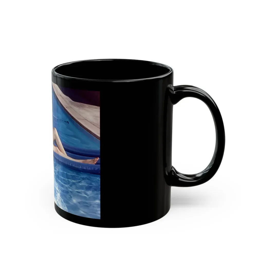 Jayne Mansfield #238 (Vintage Female Icon) Black Coffee Mug - Go Mug Yourself