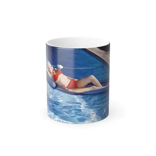 Jayne Mansfield #238 (Vintage Female Icon) Color Changing Coffee Mug 11oz - Go Mug Yourself