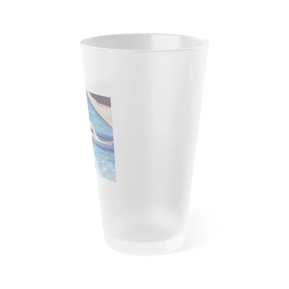 Jayne Mansfield #238 (Vintage Female Icon) Frosted Pint Glass 16oz - Go Mug Yourself