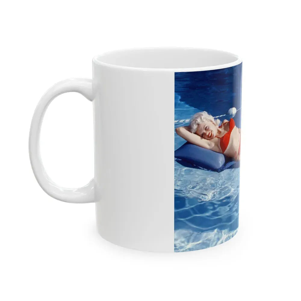 Jayne Mansfield #238 (Vintage Female Icon) White Coffee Mug - Go Mug Yourself