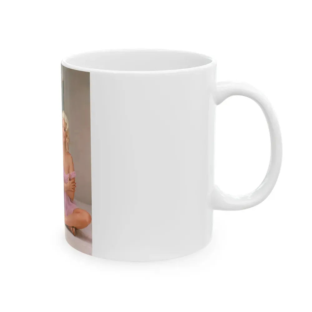 Jayne Mansfield #240 (Vintage Female Icon) White Coffee Mug - Go Mug Yourself