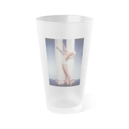 Jayne Mansfield #241 (Vintage Female Icon) Frosted Pint Glass 16oz-16oz-Frosted-Go Mug Yourself