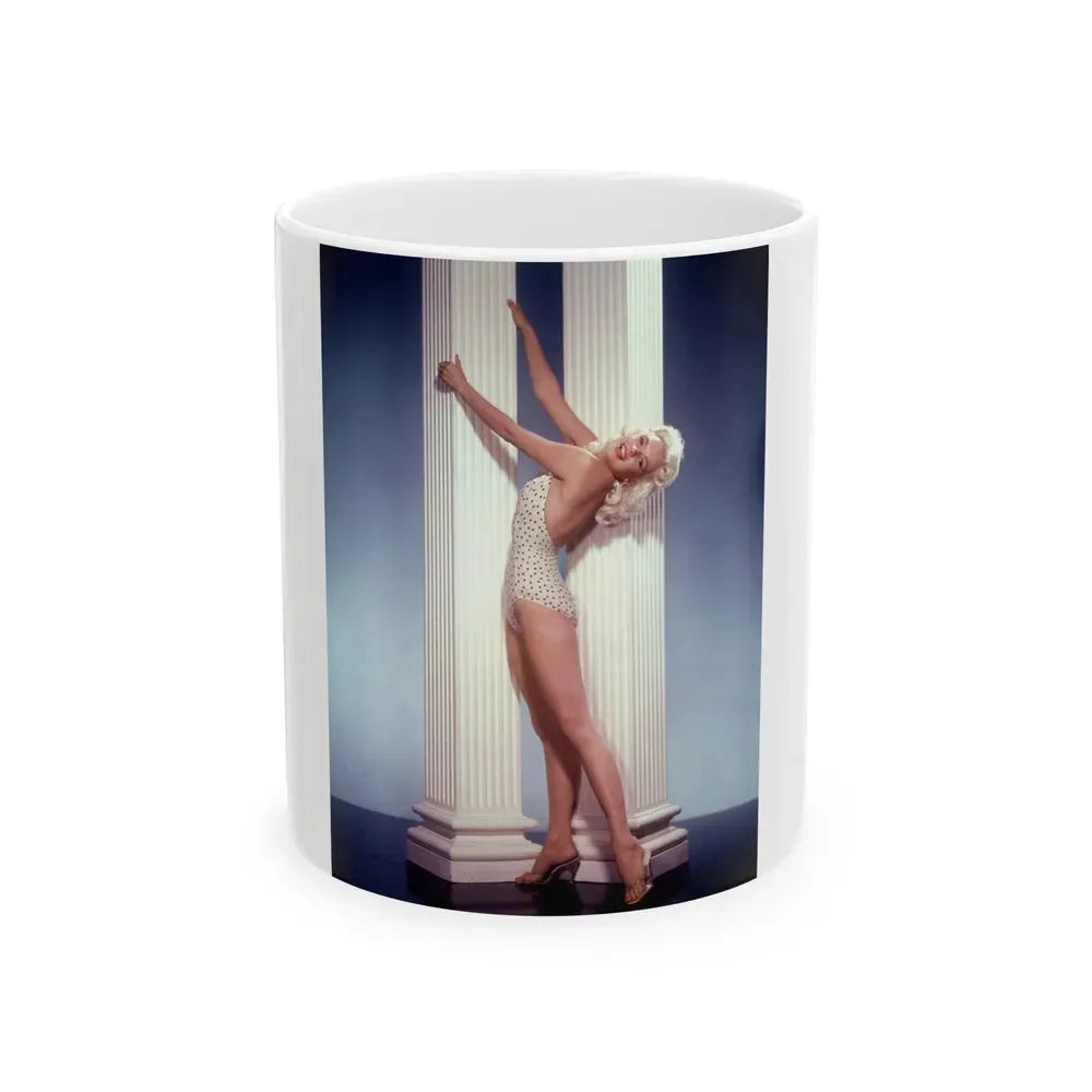Jayne Mansfield #241 (Vintage Female Icon) White Coffee Mug 11oz - Go Mug Yourself