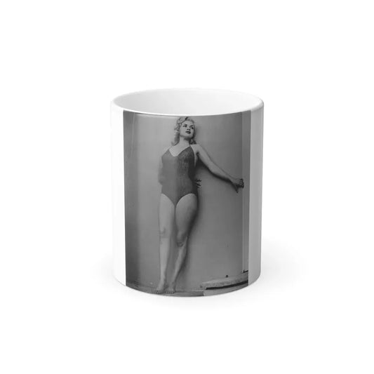 Jayne Mansfield #242 (Vintage Female Icon) Color Changing Coffee Mug 11oz - Go Mug Yourself