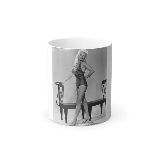 Jayne Mansfield #244 (Vintage Female Icon) Color Changing Coffee Mug 11oz - Go Mug Yourself