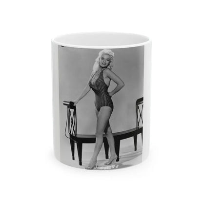 Jayne Mansfield #244 (Vintage Female Icon) White Coffee Mug 11oz - Go Mug Yourself
