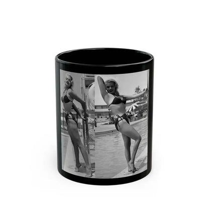 Jayne Mansfield #248 (Vintage Female Icon) Black Coffee Mug 11oz - Go Mug Yourself