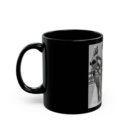 Jayne Mansfield #248 (Vintage Female Icon) Black Coffee Mug - Go Mug Yourself