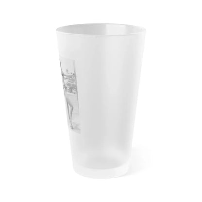 Jayne Mansfield #248 (Vintage Female Icon) Frosted Pint Glass 16oz - Go Mug Yourself