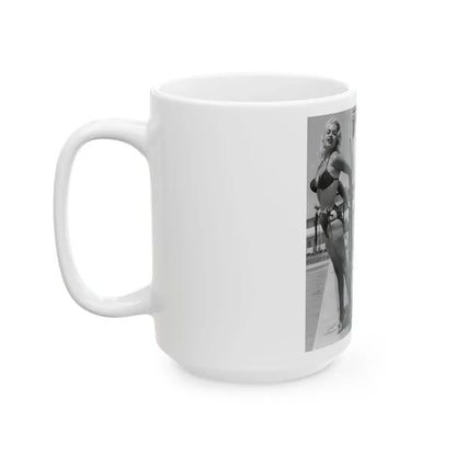 Jayne Mansfield #248 (Vintage Female Icon) White Coffee Mug - Go Mug Yourself