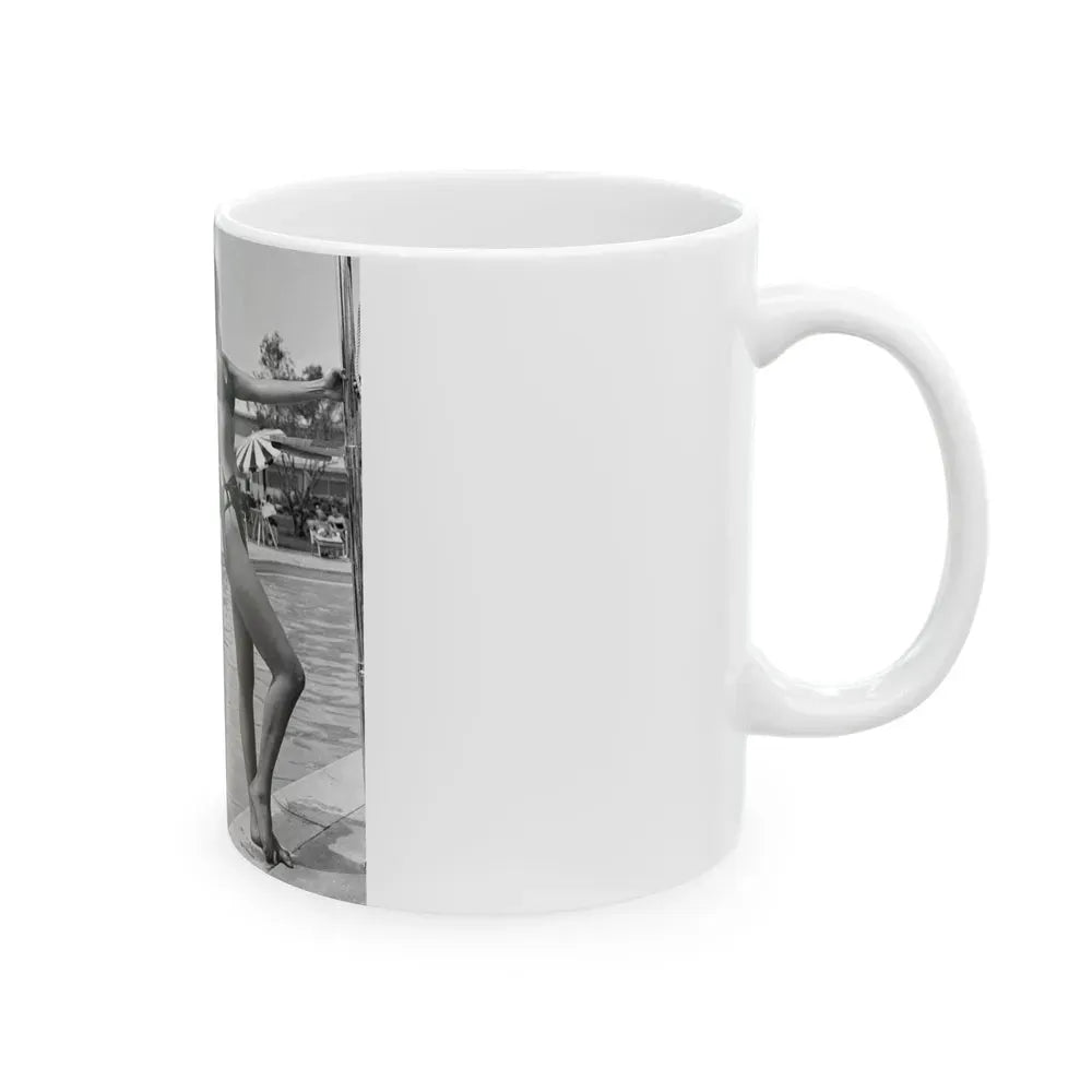 Jayne Mansfield #248 (Vintage Female Icon) White Coffee Mug - Go Mug Yourself
