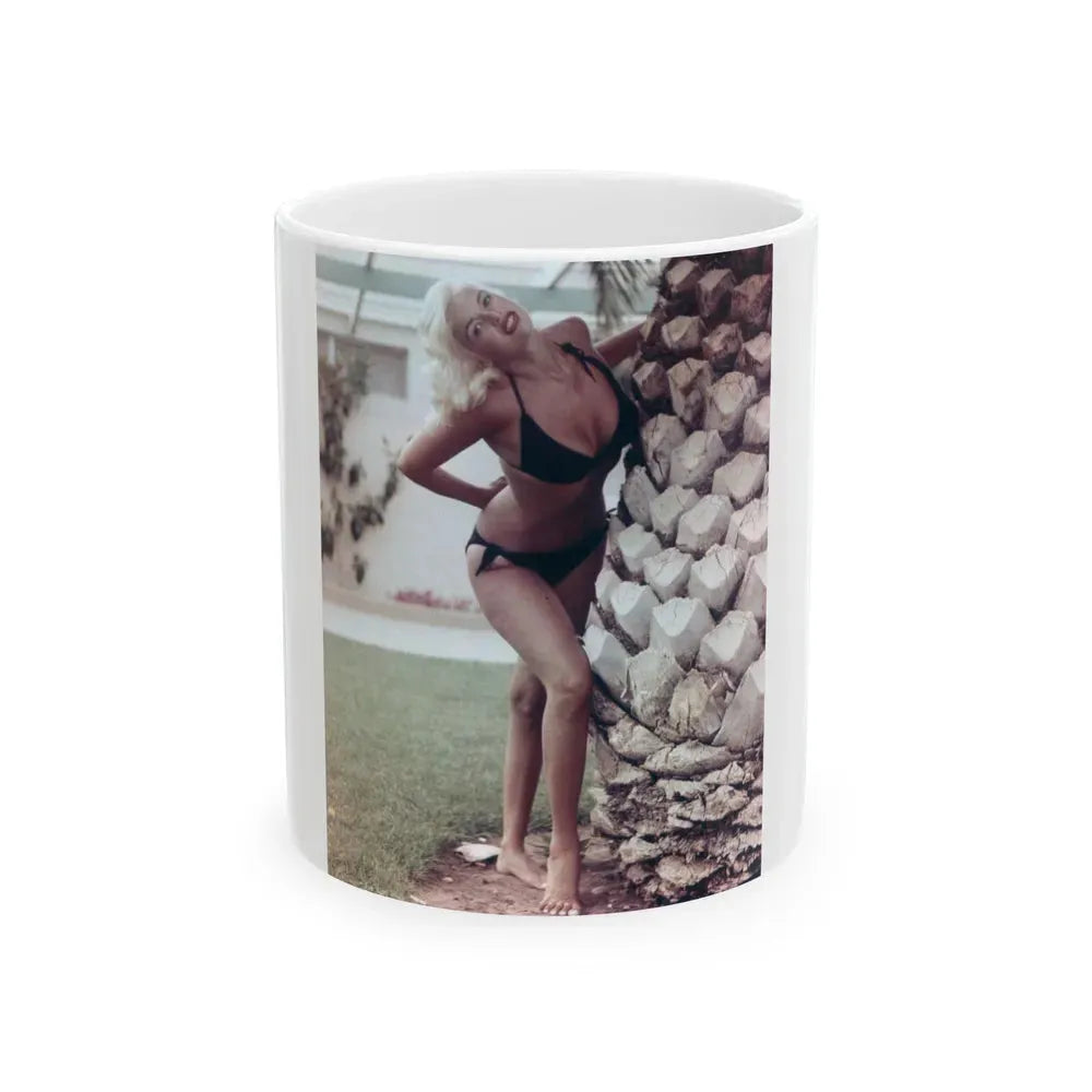 Jayne Mansfield #250 (Vintage Female Icon) White Coffee Mug 11oz - Go Mug Yourself