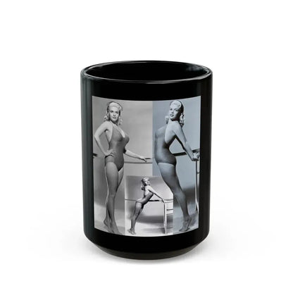 Jayne Mansfield #251 (Vintage Female Icon) Black Coffee Mug 15oz - Go Mug Yourself