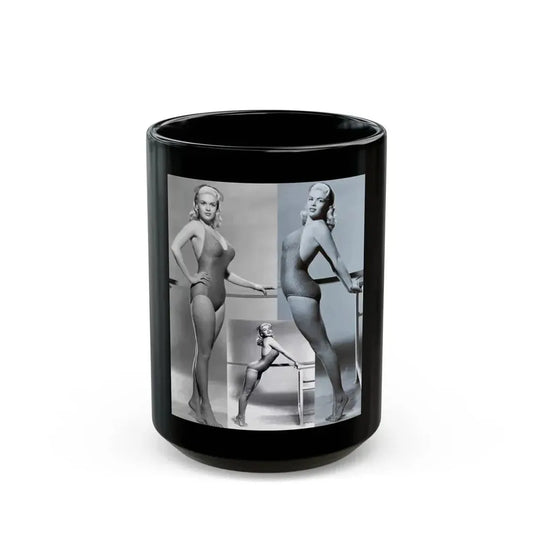 Jayne Mansfield #251 (Vintage Female Icon) Black Coffee Mug 15oz - Go Mug Yourself