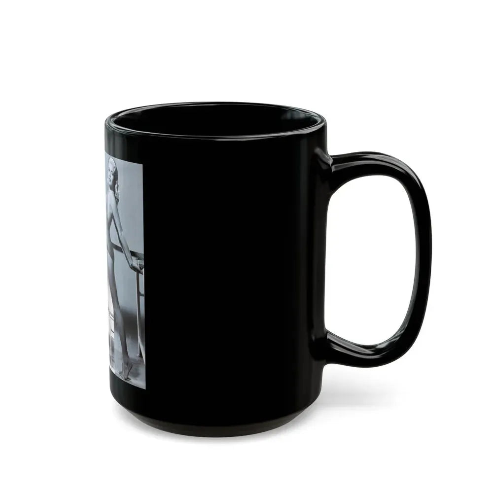 Jayne Mansfield #251 (Vintage Female Icon) Black Coffee Mug - Go Mug Yourself