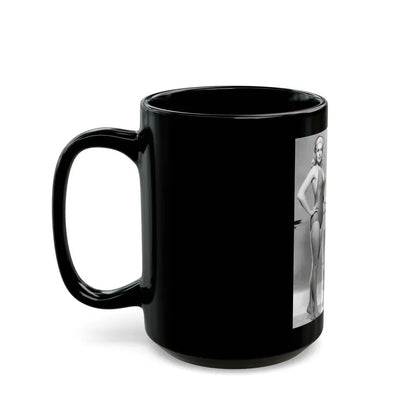 Jayne Mansfield #251 (Vintage Female Icon) Black Coffee Mug - Go Mug Yourself