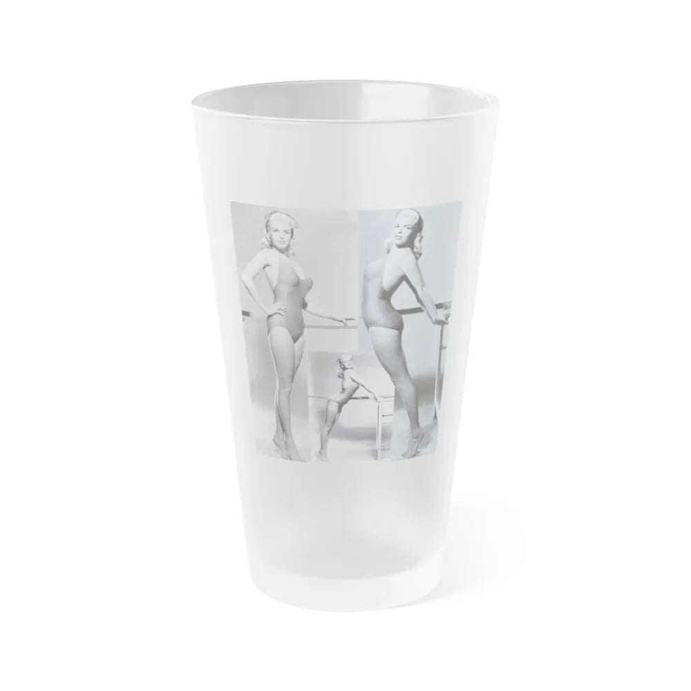 Jayne Mansfield #251 (Vintage Female Icon) Frosted Pint Glass 16oz-16oz-Frosted-Go Mug Yourself