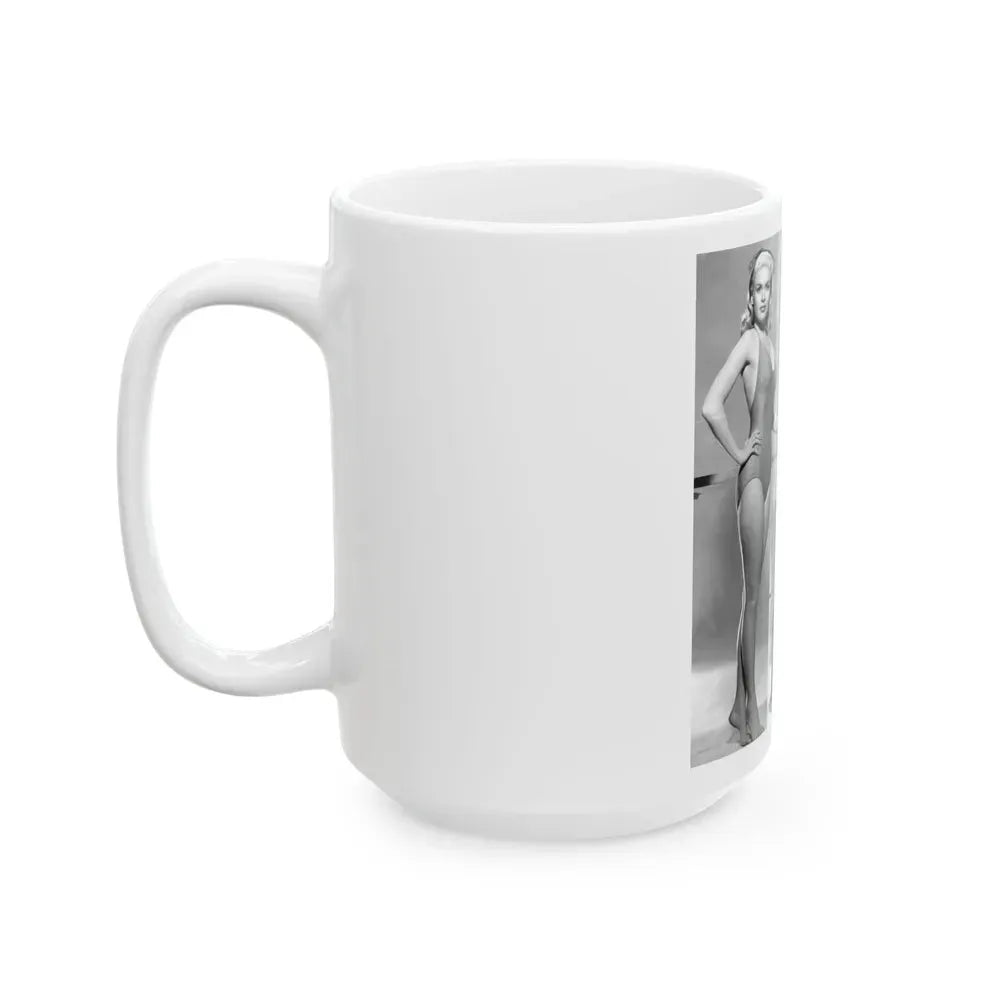 Jayne Mansfield #251 (Vintage Female Icon) White Coffee Mug - Go Mug Yourself