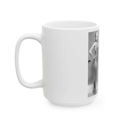 Jayne Mansfield #251 (Vintage Female Icon) White Coffee Mug - Go Mug Yourself