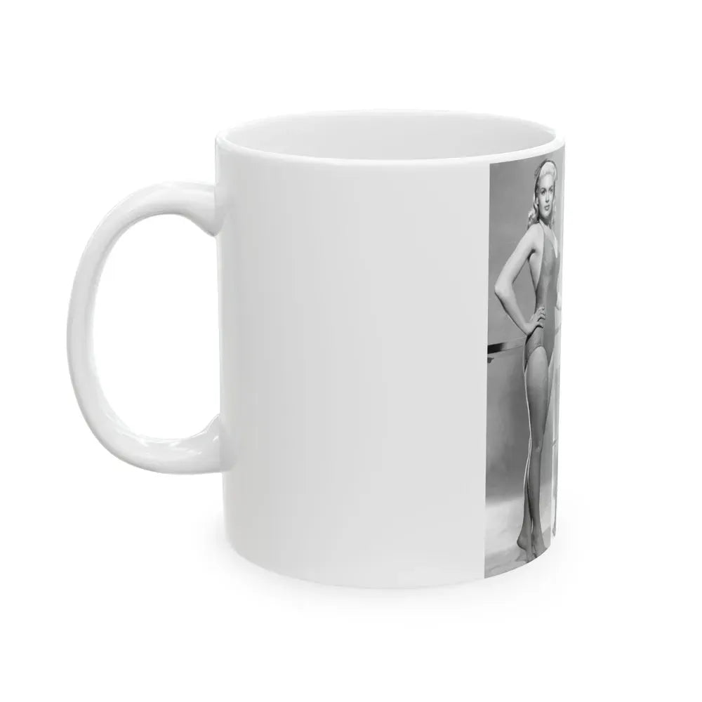 Jayne Mansfield #251 (Vintage Female Icon) White Coffee Mug - Go Mug Yourself