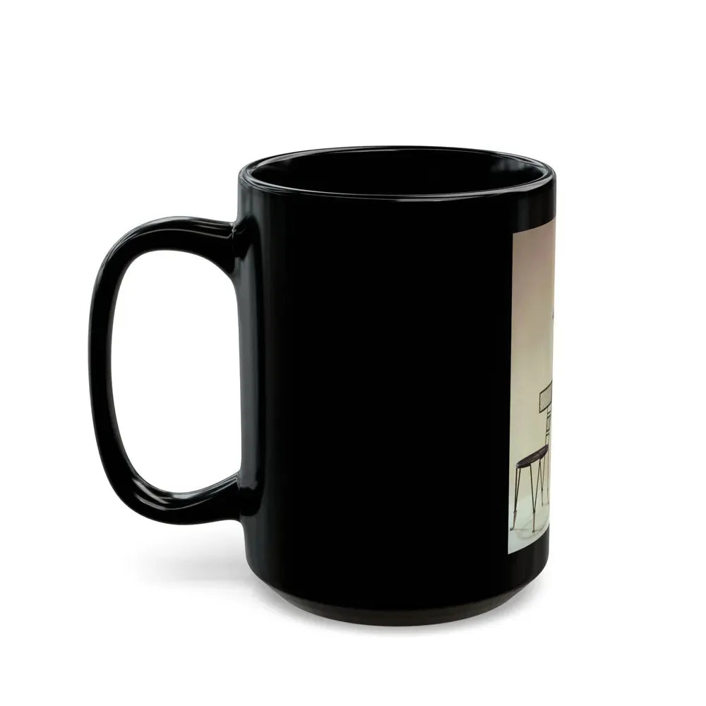 Jayne Mansfield #259 (Vintage Female Icon) Black Coffee Mug - Go Mug Yourself