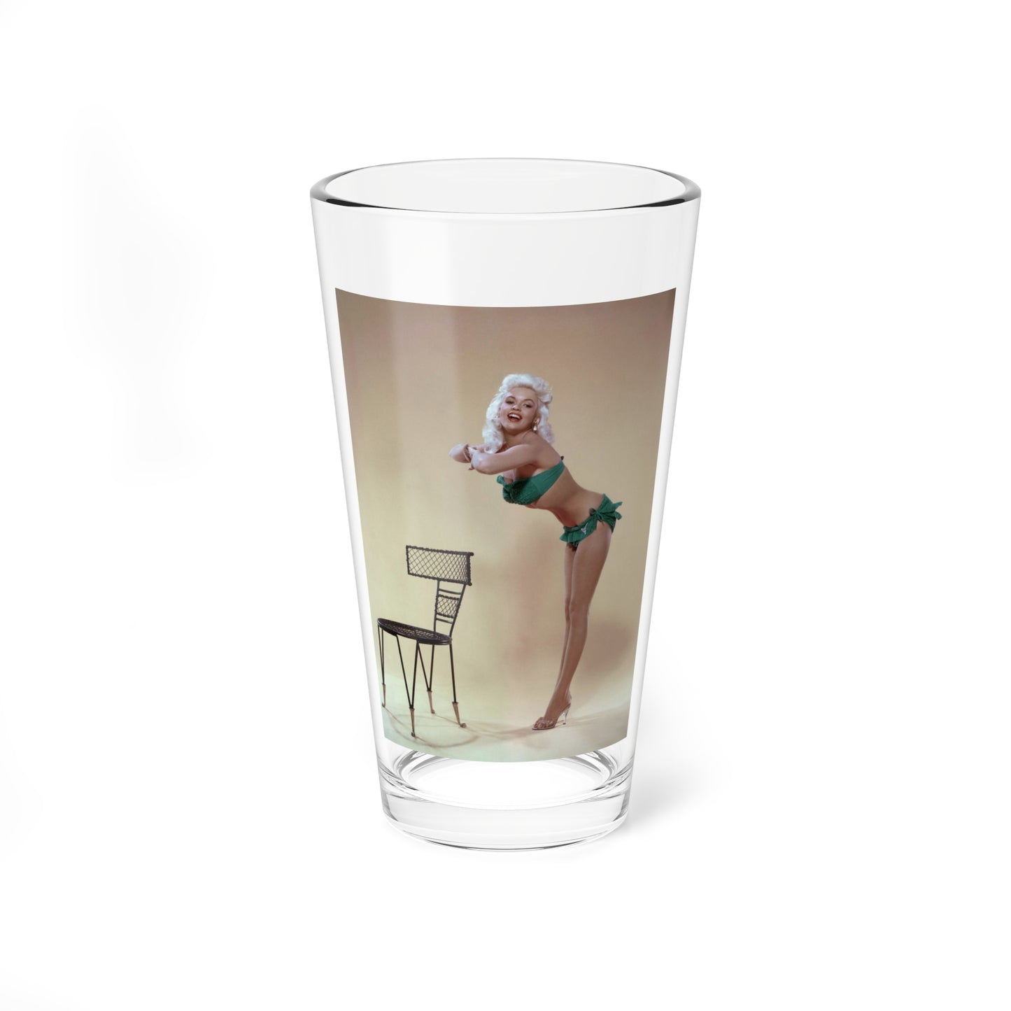 Jayne Mansfield #259 (Vintage Female Icon) Pint Glass 16oz-16oz-Go Mug Yourself