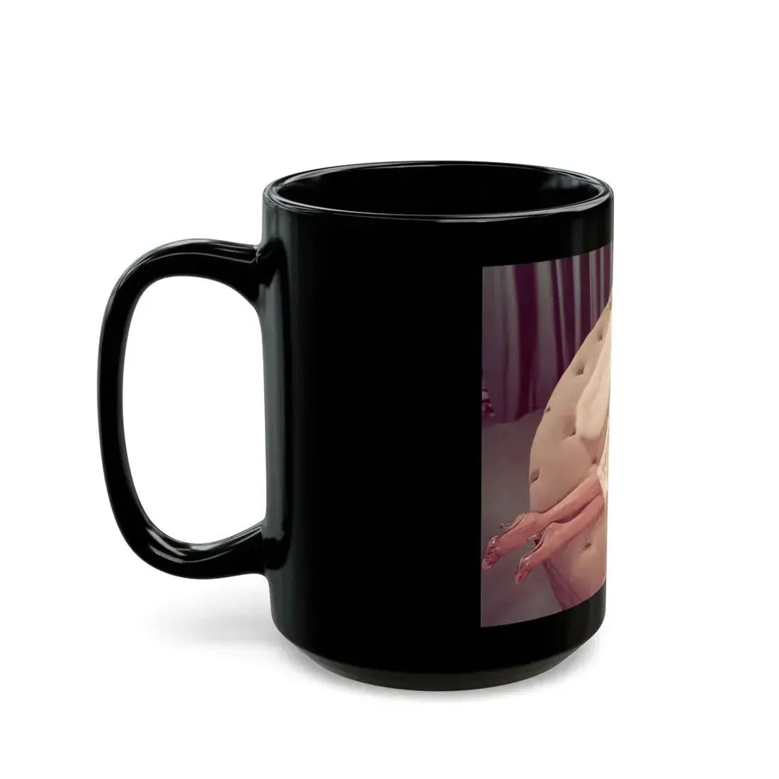Jayne Mansfield #262 (Vintage Female Icon) Black Coffee Mug - Go Mug Yourself
