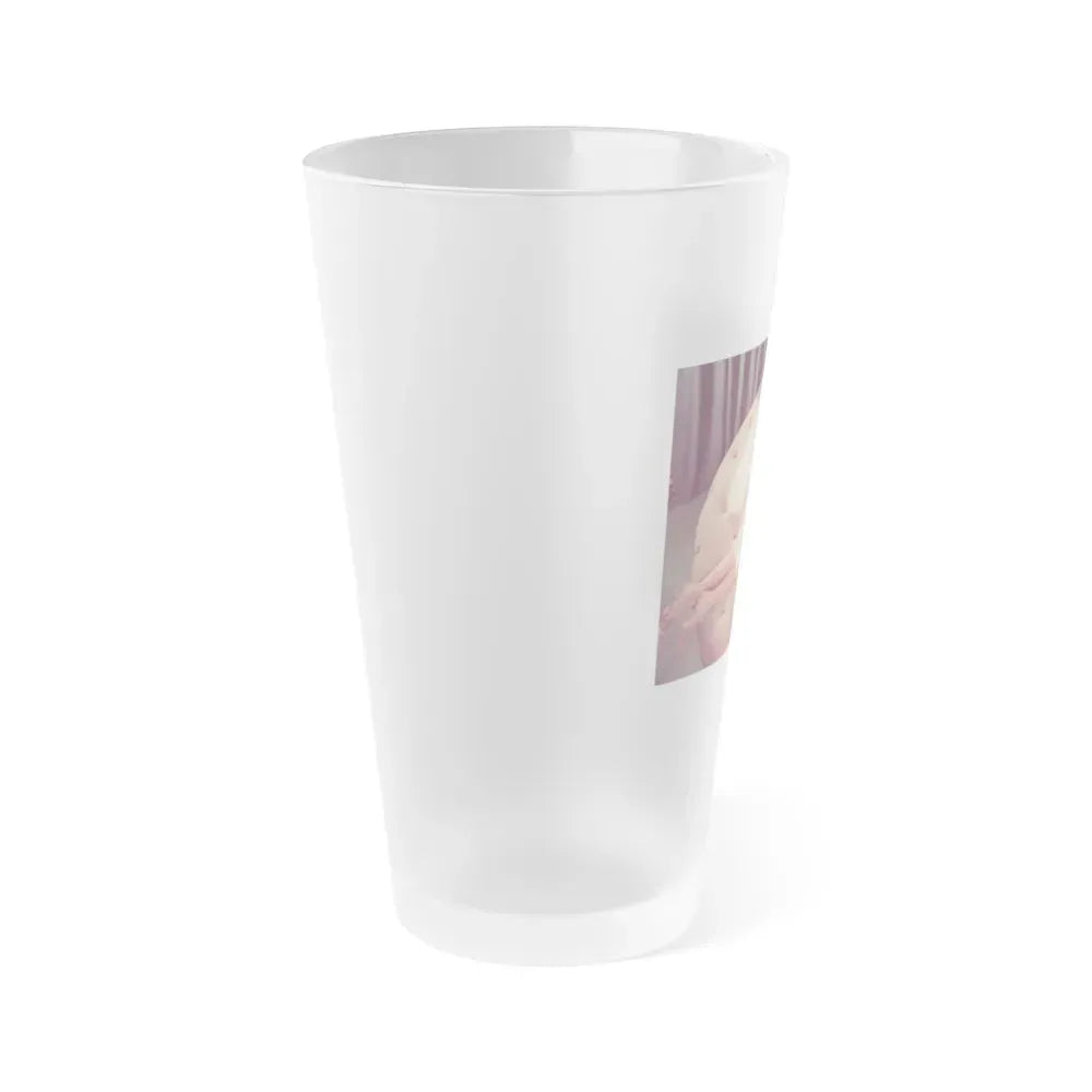 Jayne Mansfield #262 (Vintage Female Icon) Frosted Pint Glass 16oz - Go Mug Yourself