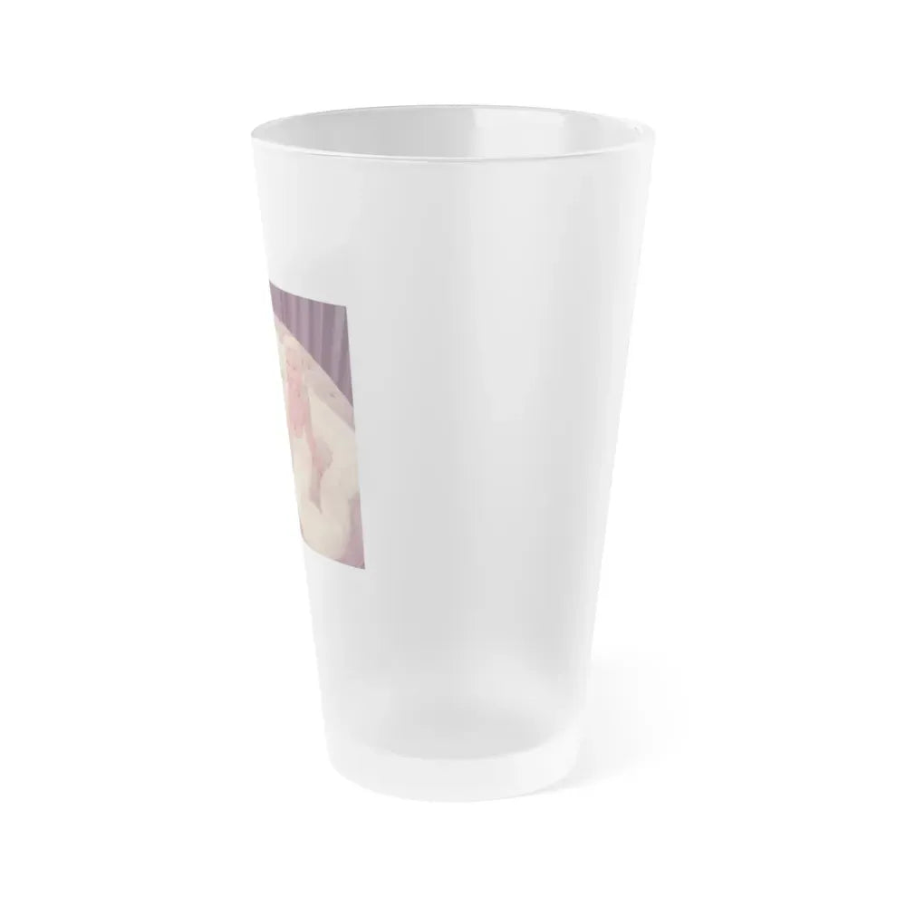 Jayne Mansfield #262 (Vintage Female Icon) Frosted Pint Glass 16oz - Go Mug Yourself