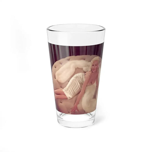 Jayne Mansfield #262 (Vintage Female Icon) Pint Glass 16oz 16oz - Go Mug Yourself