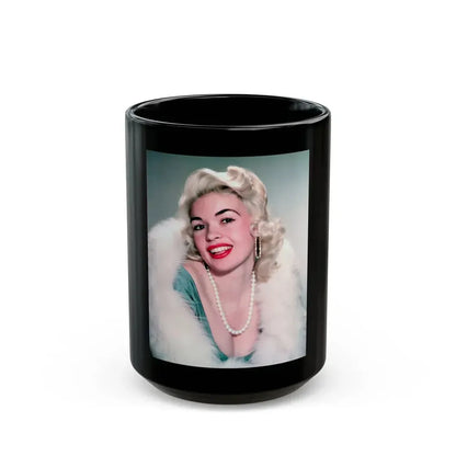 Jayne Mansfield #267 (Vintage Female Icon) Black Coffee Mug 15oz - Go Mug Yourself