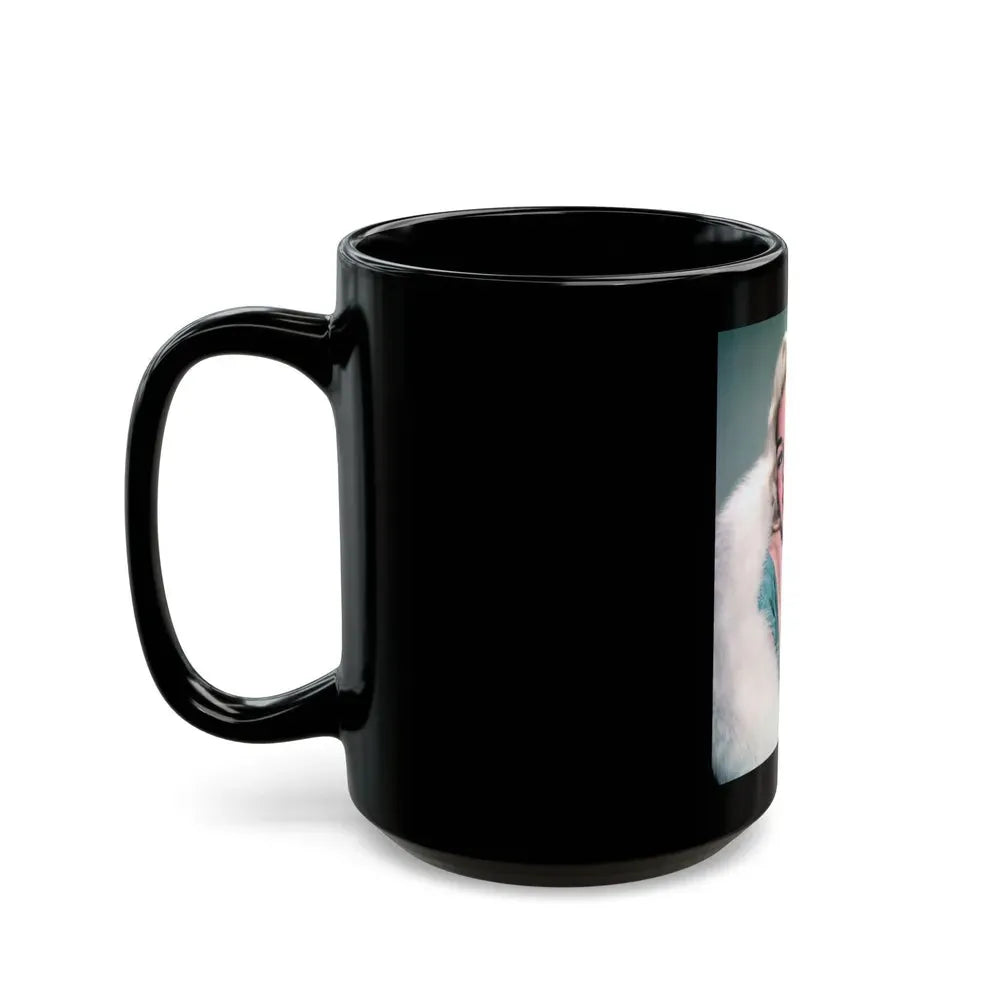 Jayne Mansfield #267 (Vintage Female Icon) Black Coffee Mug - Go Mug Yourself
