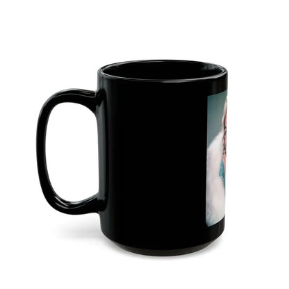 Jayne Mansfield #267 (Vintage Female Icon) Black Coffee Mug - Go Mug Yourself