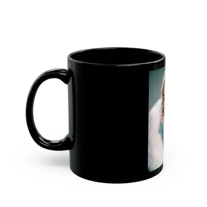 Jayne Mansfield #267 (Vintage Female Icon) Black Coffee Mug - Go Mug Yourself