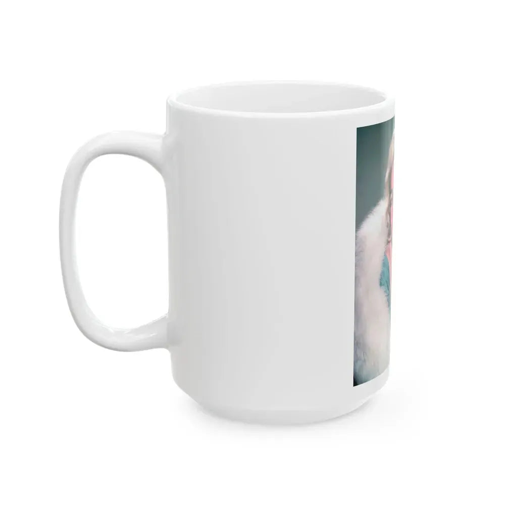 Jayne Mansfield #267 (Vintage Female Icon) White Coffee Mug - Go Mug Yourself