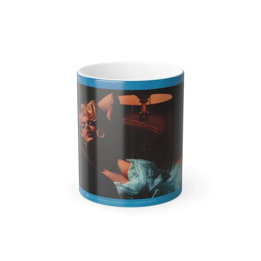 Jayne Mansfield #272 - Pages 5 & 6 of 6 with a 2 Page Color Centerfold Photo & Caption from Jem Magazine May '57 (Vintage Female Icon) Color Changing Coffee Mug 11oz - Go Mug Yourself