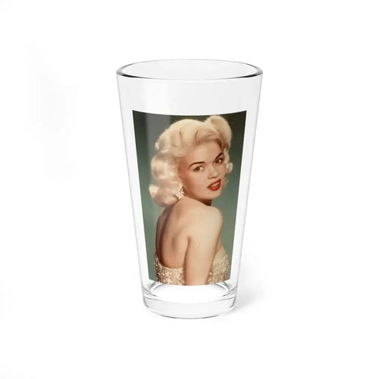 Jayne Mansfield #276 - 4x8 Color Glamour Portrait High Quality Re-Print (Vintage Female Icon) Pint Glass 16oz 16oz - Go Mug Yourself